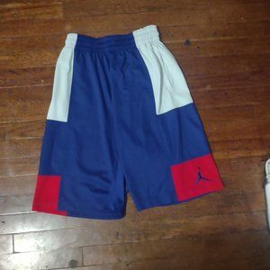 Nike Air Jordan Basketball shorts Sz Small purple white red
